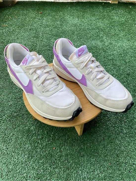 Nike Shoes - Nike Waffle Debut Women’s Size 8 White Purple Sneakers DH9523-104